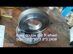 Langsung dari Produsen: Premium Double-Groove Diamond Wheels untuk Mesin Dual Round Edge - Sharp