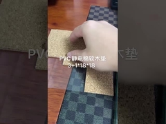 Perlindungan permukaan furnitur dengan bantalan gabus lengket alami 1/8 inci tebal