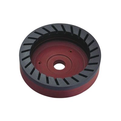 D150mm Bentuk Kereta Resin Bergantian Untuk Mesin Penggilingan Bevel Kaca
