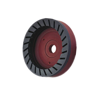 D150mm Bentuk Kereta Resin Bergantian Untuk Mesin Penggilingan Bevel Kaca
