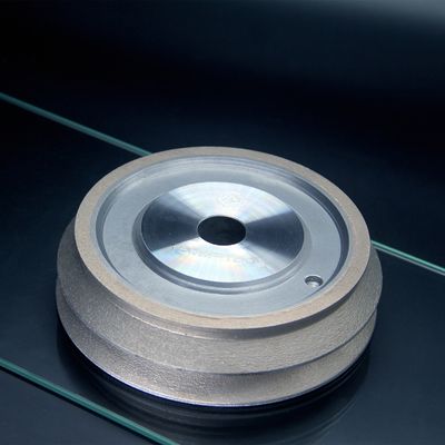 Round Edge 45 derajat berlian grinding wheel untuk mesin khusus alat kaca