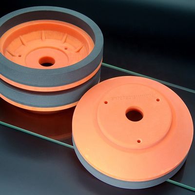 Bond penggilingan cup orange beveling resin roda untuk mesin kaca untuk Bavelloni Bovone
