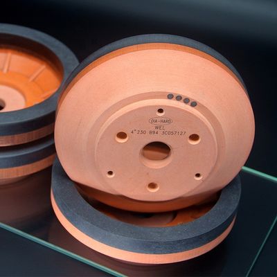 Bond penggilingan cup orange beveling resin roda untuk mesin kaca untuk Bavelloni Bovone
