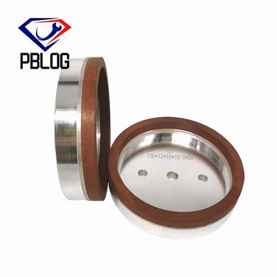 PBLOG Kekerasan Sedang Tipe Cup Aluminium Chassis Emery Resin Wheel