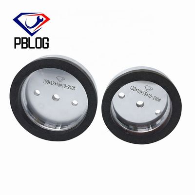 PLOG edging dan chamfering kaca Black resin roda untuk tepi lurus mesin bilateral