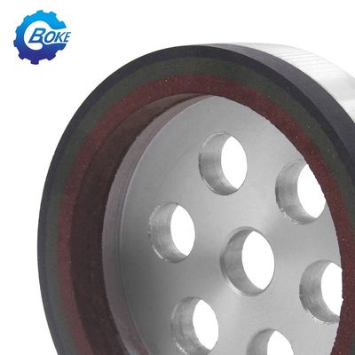 BOKE tiga band resin beveling kaca grinding wheel abrasive polishing edging machine