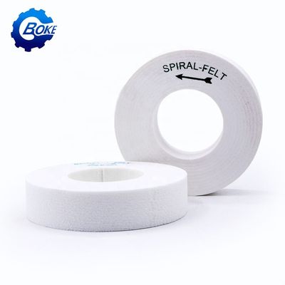 Roda Felt Spiral Pada Mesin Beveling Untuk Polishing Kaca