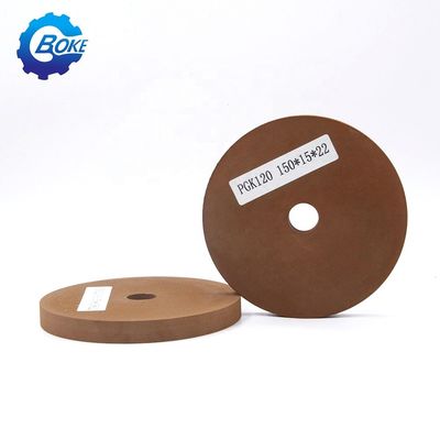 Bentuk datar tepi karet profil kasar BK Polishing Wheels untuk Mesin Beveling Kaca