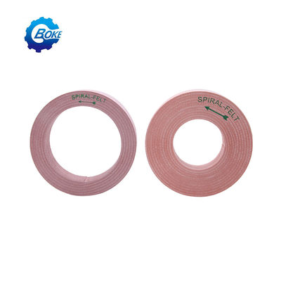High Brightness Spiral Felt Buffing Wheel Untuk Polishing Kaca Pada Mesin Beveling