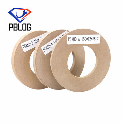 Jual langsung pabrik Gelas tepi alat pengolahan Bulat pad polesan paralel