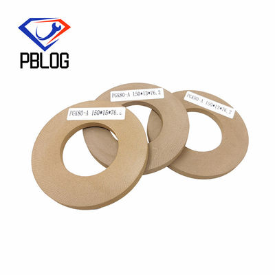 Jual langsung pabrik Gelas tepi alat pengolahan Bulat pad polesan paralel