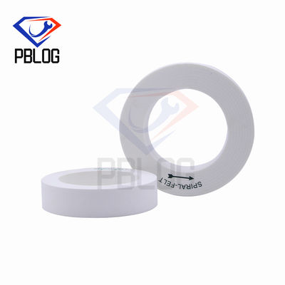 Alat pengolahan tepi kaca Spiral Felt Sanding Disc Roda polesan ukuran standar