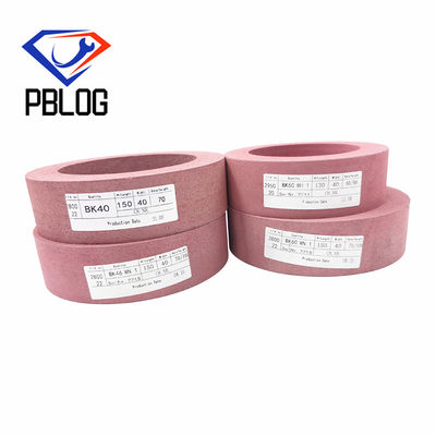 Pabrik disesuaikan Kaca tepi pengolahan polishing pad pink grinding stone Cup tipe polishing wheel