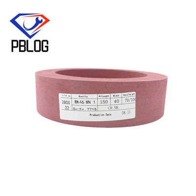Pabrik disesuaikan Kaca tepi pengolahan polishing pad pink grinding stone Cup tipe polishing wheel