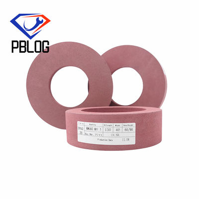 Pabrik Pengolahan tepi kaca disk polesan batu grinding merah muda