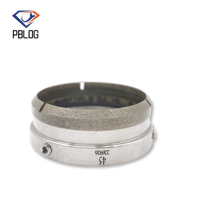 PBLOG berlian pengeboran chamfering penutup kaca peralatan hardware set chamfering berongga