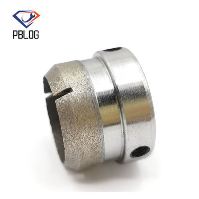 PBLOG berlian pengeboran chamfering penutup kaca peralatan hardware set chamfering berongga