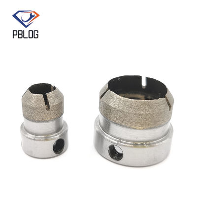 PBLOG kaca pengeboran bit berongga set chamfering berlian pengeboran chamfering penutup peralatan hardware kaca