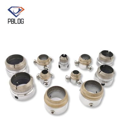 Set diamond bit chamfering untuk mengubah bentuk permukaan kontak setelah mengebor kaca atau batu