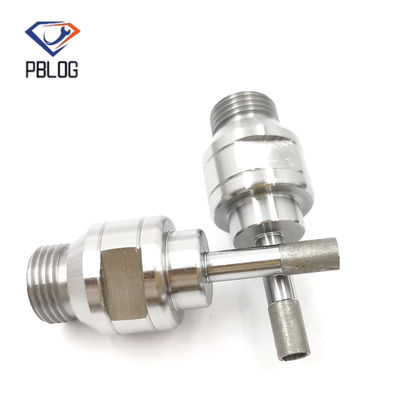 Pembuatan gergaji lubang kaca berujung Solid Sintered Diamond Bits