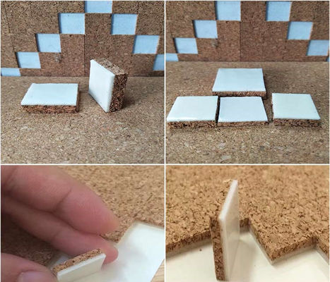 Glass Divider Protector Cork Blocks Untuk Perlindungan Kaca Cork Mat Pads