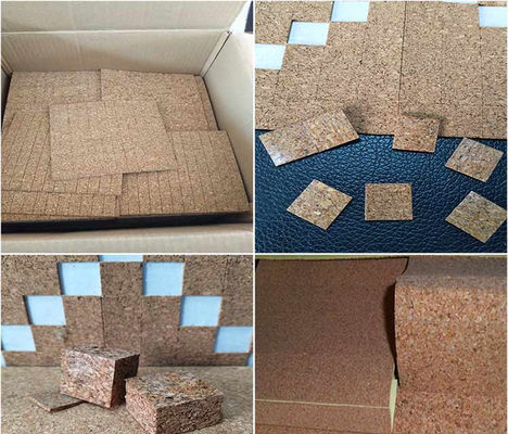 Glass Divider Protector Cork Blocks Untuk Perlindungan Kaca Cork Mat Pads