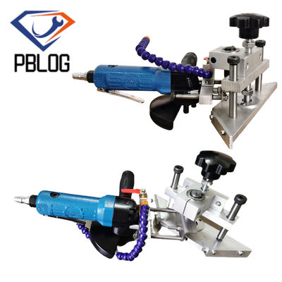 Keamanan Portable Mudah Untuk Mengoperasikan Chamfering Pneumatic Angle Grinder Untuk Keramik Kaca Marmer