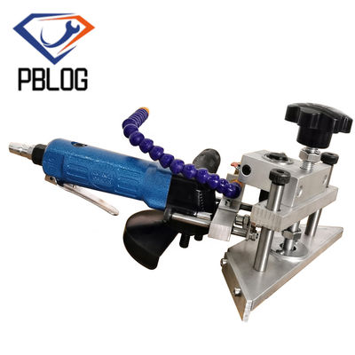 Keamanan Portable Mudah Untuk Mengoperasikan Chamfering Pneumatic Angle Grinder Untuk Keramik Kaca Marmer