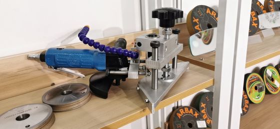 Pabrik penjualan langsung peralatan pengolahan kaca berkualitas tinggi Pneumatic Portable Edger