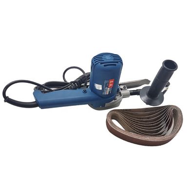 220V / 380V Glass Edging Machine Metal Belt Sander Machine Portable