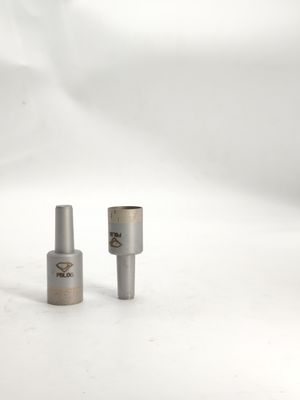 OBM Sintered Diamond Glass Drill Bits Core Dengan Shanks Berbeda