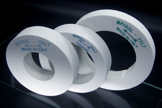 Impor Wol Spiral Polishing Wheel White Felt Wheel Polishing
