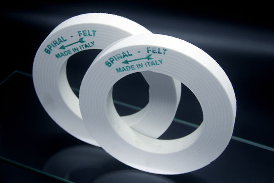 Impor Wol Spiral Polishing Wheel White Felt Wheel Polishing