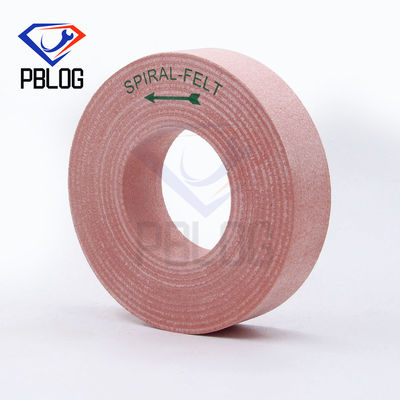 Rolled Spiral Felt Polishing Wheel Pink Wool Polishing Wheel