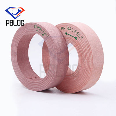 Rolled Spiral Felt Polishing Wheel Pink Wool Polishing Wheel