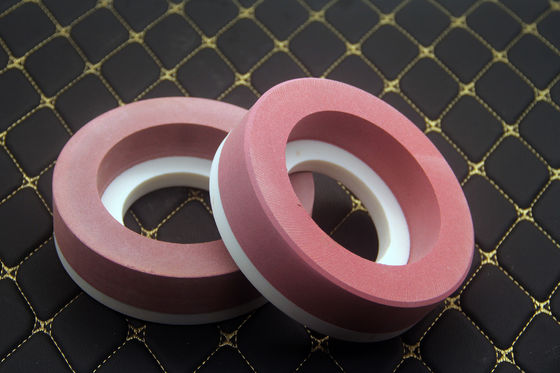 Warna Pink Cerium Oxide Polishing Wheel Tools Penggiling Tepi Kaca