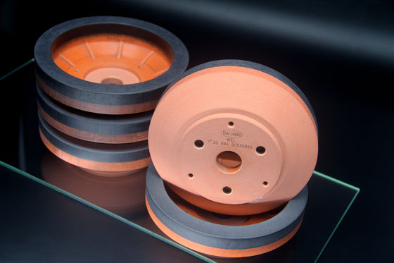 Orange Resin Diamond Grinding Wheel Mangkuk Kaca Kecepatan 2800RPM