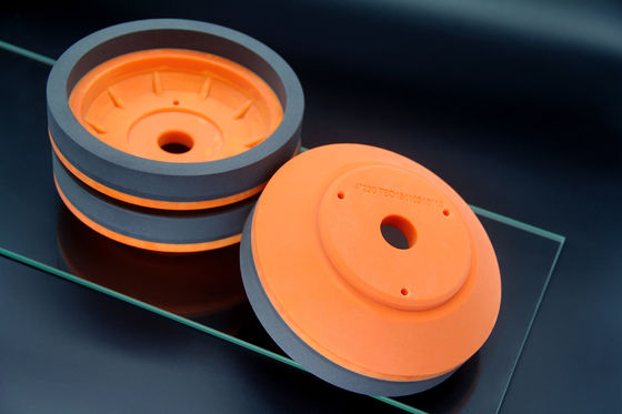 Orange Resin Diamond Grinding Wheel Mangkuk Kaca Kecepatan 2800RPM