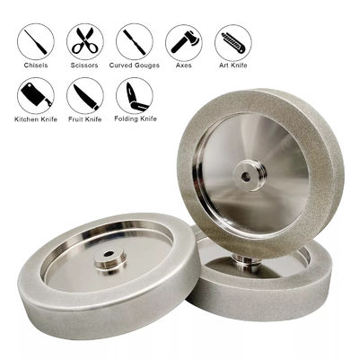 T7 T8 CBN Grinding Wheel Bench Grinder Pengasah Pisau 250mm