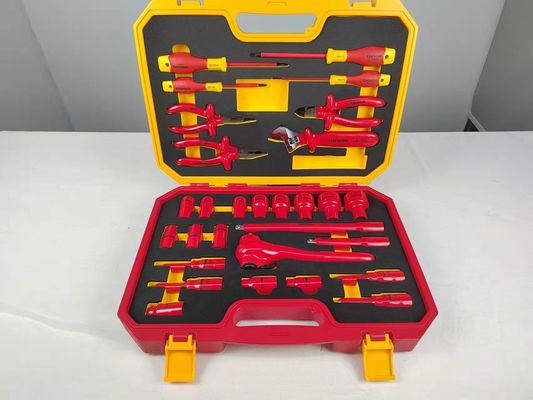 29PCS Set Alat Listrik 1000V VDE Set Alat Tangan Listrik Terisolasi