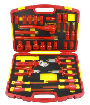 29PCS Set Alat Listrik 1000V VDE Set Alat Tangan Listrik Terisolasi