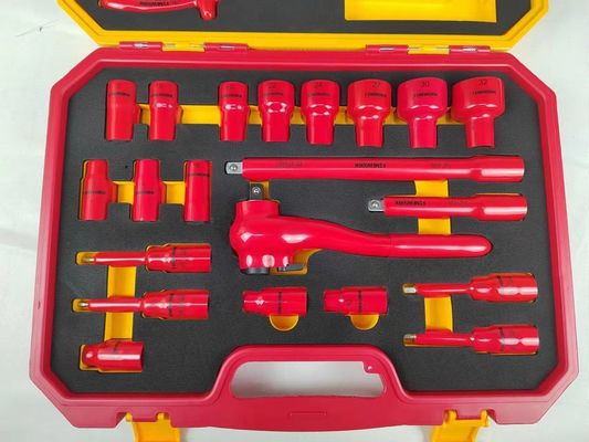 29PCS Set Alat Listrik 1000V VDE Set Alat Tangan Listrik Terisolasi