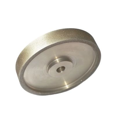 Electroplating Wood Grinding Wheel Metal Grit Silver Disesuaikan