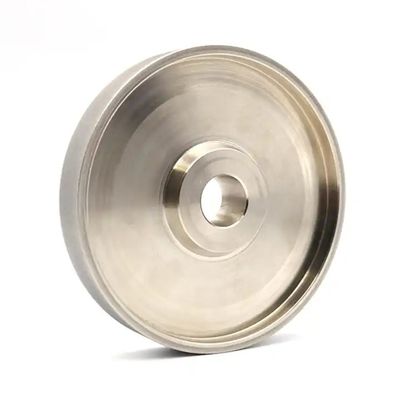 Electroplating Wood Grinding Wheel Metal Grit Silver Disesuaikan