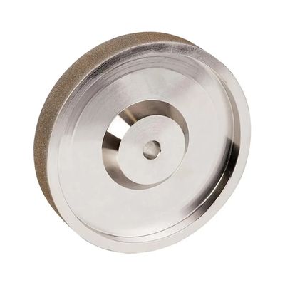 Electroplating Wood Grinding Wheel Metal Grit Silver Disesuaikan
