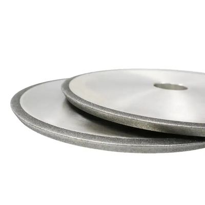 Flat M2 Steel Electroplated Grinding Wheel Berbagai Bentuk Silver