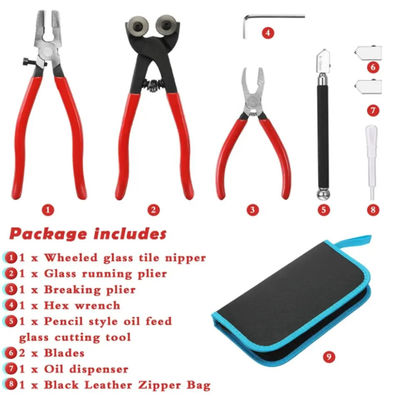 OEM Electrician Tool Set Cutter Mosaic Glass Cutter Kits 8 Buah
