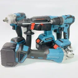 Motor Brushless Angle Grinder Perkakas Listrik Profesional Kustom 15KG