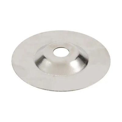 Flat M2 Steel Electroplated Grinding Wheel Berbagai Bentuk Silver