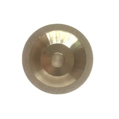 Tipe Mangkuk Diamond Grinding Wheel Tepi Kaca Silver